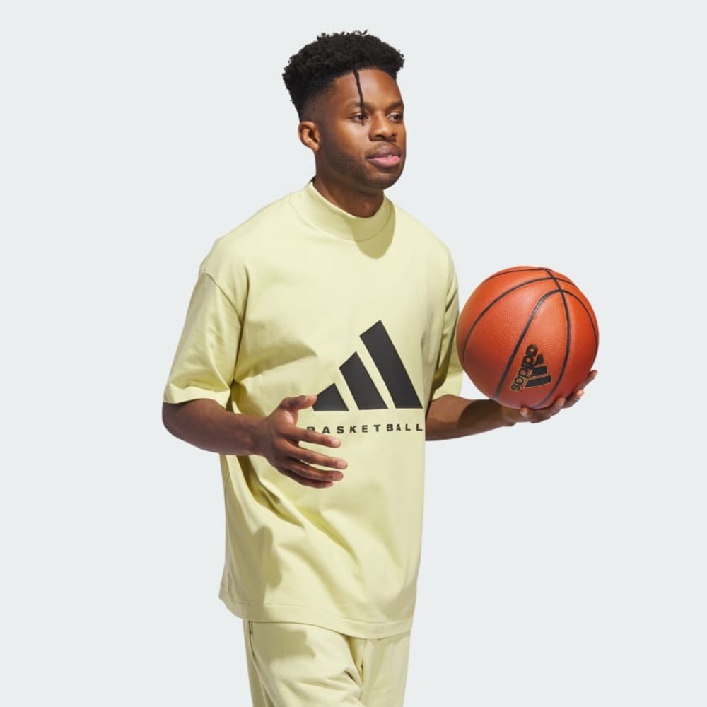 ADIDAS • BASKETBALL TEE • BOXY FIT SIZE LARGE